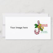 イエス・キリストのキャンディ・ケーンの写真カード シーズンカード (正面)