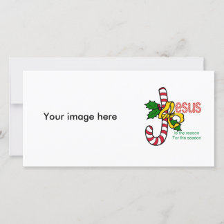 イエス・キリストのキャンディ・ケーンの写真カード シーズンカード