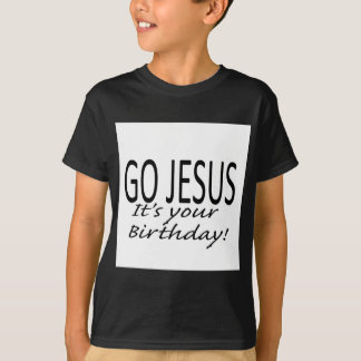 イエス・キリストのクリスマスのワイシャツは行きます Tシャツ