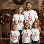 イエス キリストのクリスマスツリー - クリスチャンのためのホリデーグッズ Tシャツ