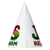 イエス・キリストのクリスマスツリー パーティーハット (裏面)