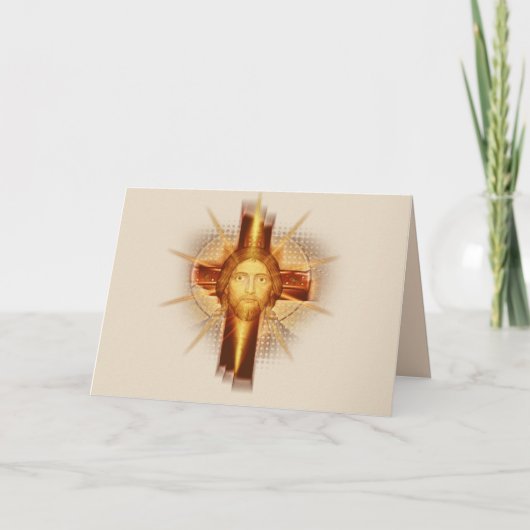 イエス・キリストのグリーティングカード カード (正面)