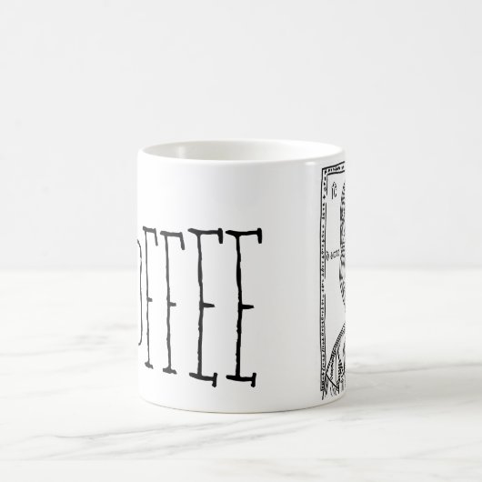 イエス・キリストのコーヒー コーヒーマグカップ (中央)