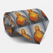 イエス・キリストのタイの神聖なハート ネクタイ (ロール)