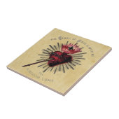 イエス・キリストのタイルのハート タイル (側面)