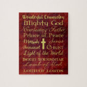 イエス・キリストのパズルの名前 ジグソーパズル (縦)