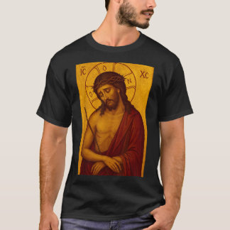 イエス・キリストのビザンティン正教のアイコン Tシャツ