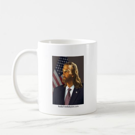 イエス・キリストのマグが付いているコーヒー コーヒーマグカップ (左)