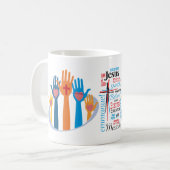 イエス・キリストのマグの名前 コーヒーマグカップ (正面左)