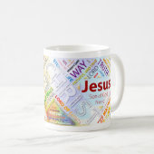 イエス・キリストのマグの100つの名前 コーヒーマグカップ (正面右)