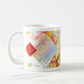 イエス・キリストのマグの100つの名前 コーヒーマグカップ (左)