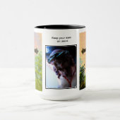 イエス・キリストのマグをあなたの監視して下さい マグカップ (中央)