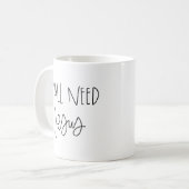 イエス・キリストのマグを必要とします コーヒーマグカップ (正面左)