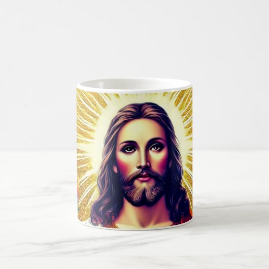 イエス・キリストのマグカップ！ コーヒーマグカップ (中央)