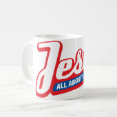 イエス・キリストのマグ コーヒーマグカップ (正面左)