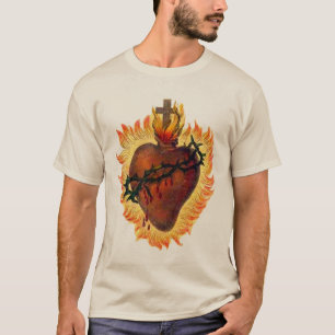 イエス・キリストのワイシャツの神聖なハート Tシャツ