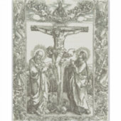 イエス・キリストの中世の十字架刑 シール (正面)