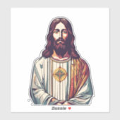 イエス・キリストの主と救い主の車 シール (シート)