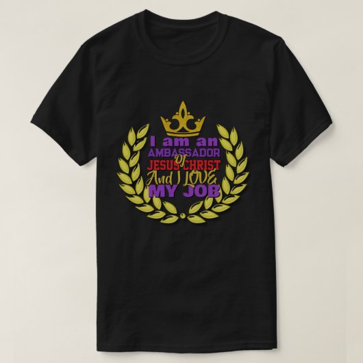 イエス・キリストの使節 キリスト教Tシャツ Tシャツ (デザイン正面)