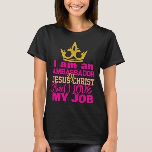 イエス・キリストの使節 キリスト教Tシャツ Tシャツ (正面)