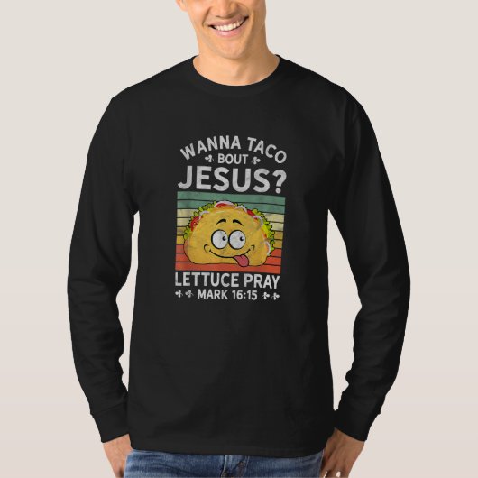 イエス・キリストの信仰 タコについて語ろう キリスト教徒 Tシャツ (正面)