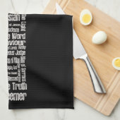 イエス・キリストの十字の名前 キッチンタオル (四つ折り)