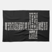 イエス・キリストの十字の名前 キッチンタオル (横)