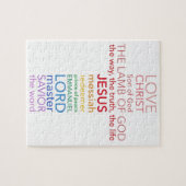 イエス・キリストの十字の名前 ジグソーパズル (横)