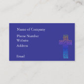 イエス・キリストの十字の名前 名刺 (裏面)