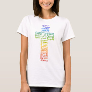 イエス・キリストの十字の名前 Tシャツ