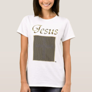 イエス・キリストの十字の目の錯覚 Tシャツ