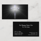 イエス・キリストの十字 名刺 (正面/裏面)