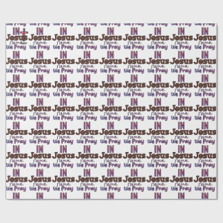 イエス・キリストの名において祈ります ラッピングペーパー