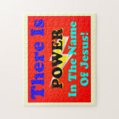 イエス・キリストの名に力があります! ジグソーパズル (縦)