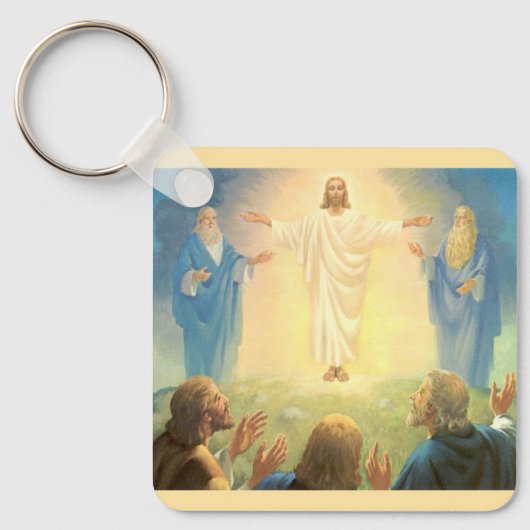 イエス・キリストの変容、ヴィンテージ宗教 キーホルダー (正面)