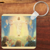 イエス・キリストの変容、ヴィンテージ宗教 キーホルダー (裏面)