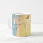 イエス・キリストの変容、ヴィンテージ宗教 コーヒーマグカップ (正面左)