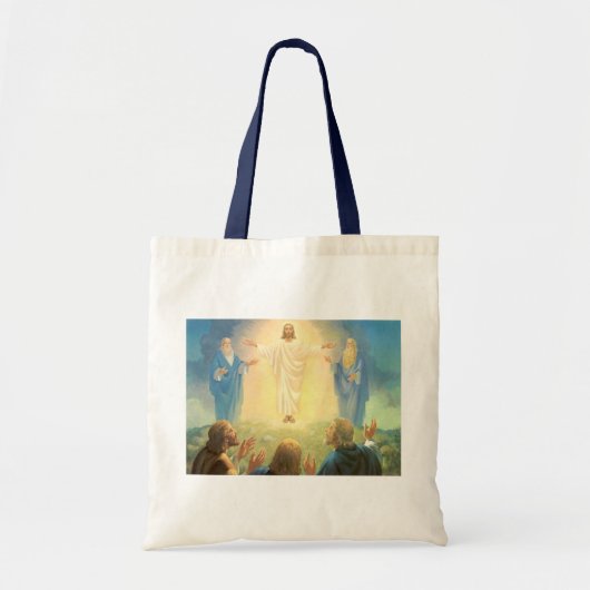 イエス・キリストの変容、ヴィンテージ宗教 トートバッグ (正面)
