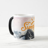 イエス・キリストの変形させるマグとの日の出 モーフィングマグカップ (正面左)