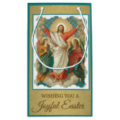 イエス・キリストの天使のイースター復活 スモールペーパーバッグ (裏面)