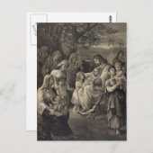 イエス・キリストの天恵の郵便はがき ポストカード (正面/裏面)