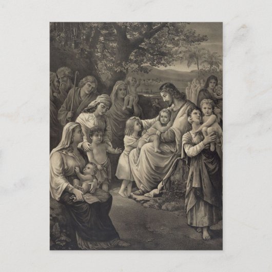 イエス・キリストの天恵の郵便はがき ポストカード (正面)