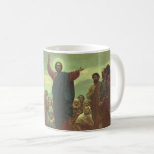 イエス・キリストの山上の説教、ヴィンテージ宗教 コーヒーマグカップ