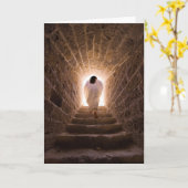 イエス・キリストの復活のグリーティングカード カード (黄色い花)