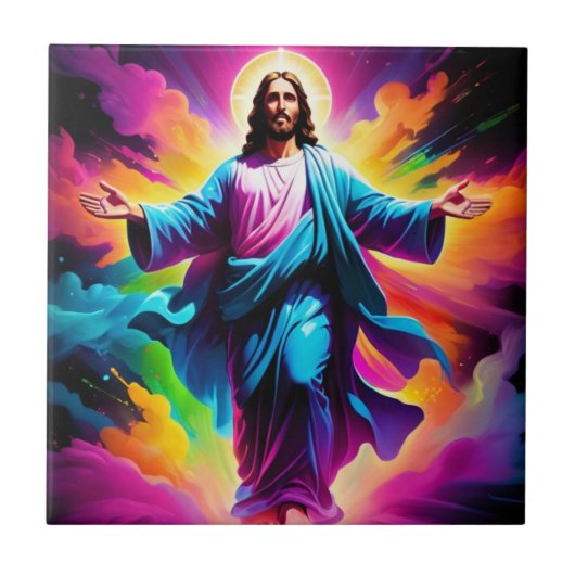 イエス・キリストの復活 タイル (正面)