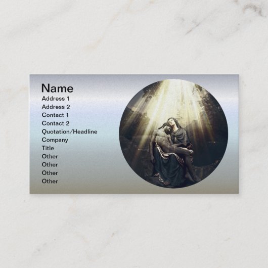 イエス・キリストの復活 名刺 (正面)