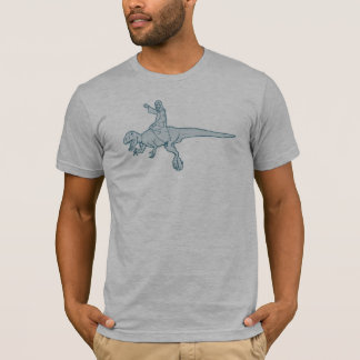 イエス・キリストの恐竜のライダーのTシャツ Tシャツ