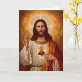 イエス・キリストの挨拶状 カード (黄色い花)