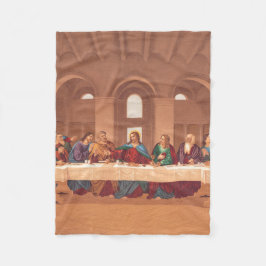 イエス・キリストの最後の晩餐 フリースブランケット