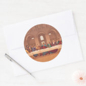 イエス・キリストの最後の晩餐 ラウンドシール (封筒)